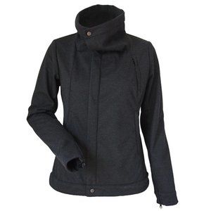 Alamere Designs Paige Dark Grey Softshell Motorcycle Jacket Size Small
